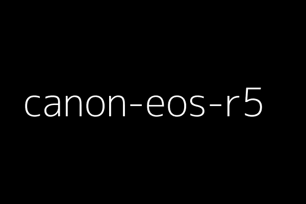 Canon EOS R5 Mirrorless Camera
