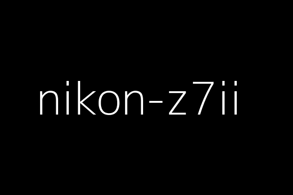 Nikon Z7 II Mirrorless Camera