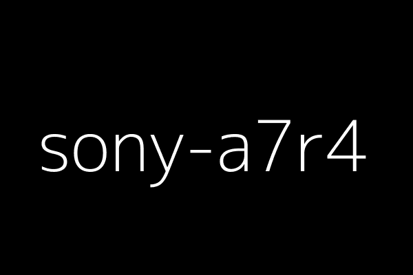 Product sony-a7r4